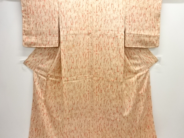 JAPANESE KIMONO / ANTIQUE KIMONO / TAISHO ROMAN STYLE / SILK / ABSTRACT